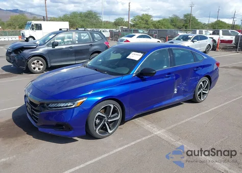 2021 Honda Accord Sport from USA, damaged, VIN 1HGCV1F39MA094872